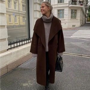 Wool long coat